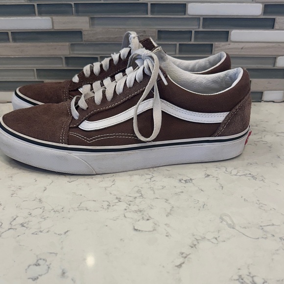 Vans Men's Sneakers in Brown and White - Picture 2 of 6